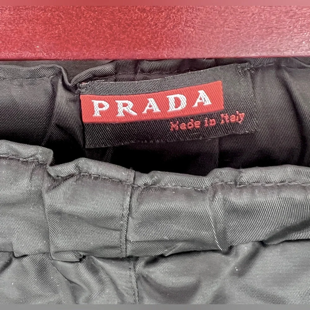 Black Nylon Mini Shorts Italian Size 36 XS - Picture 2 of 8